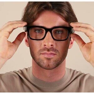 NEW PRADA PRA10V 16K1O1 EYEGLASSES PR A10V 16K1O1 BLACK MEN EYEWEAR VPR A10